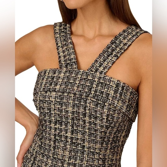 Adrianna by Adrianna Papell Tweed Mini Sheath Dress Size 4 - Picture 3 of 5